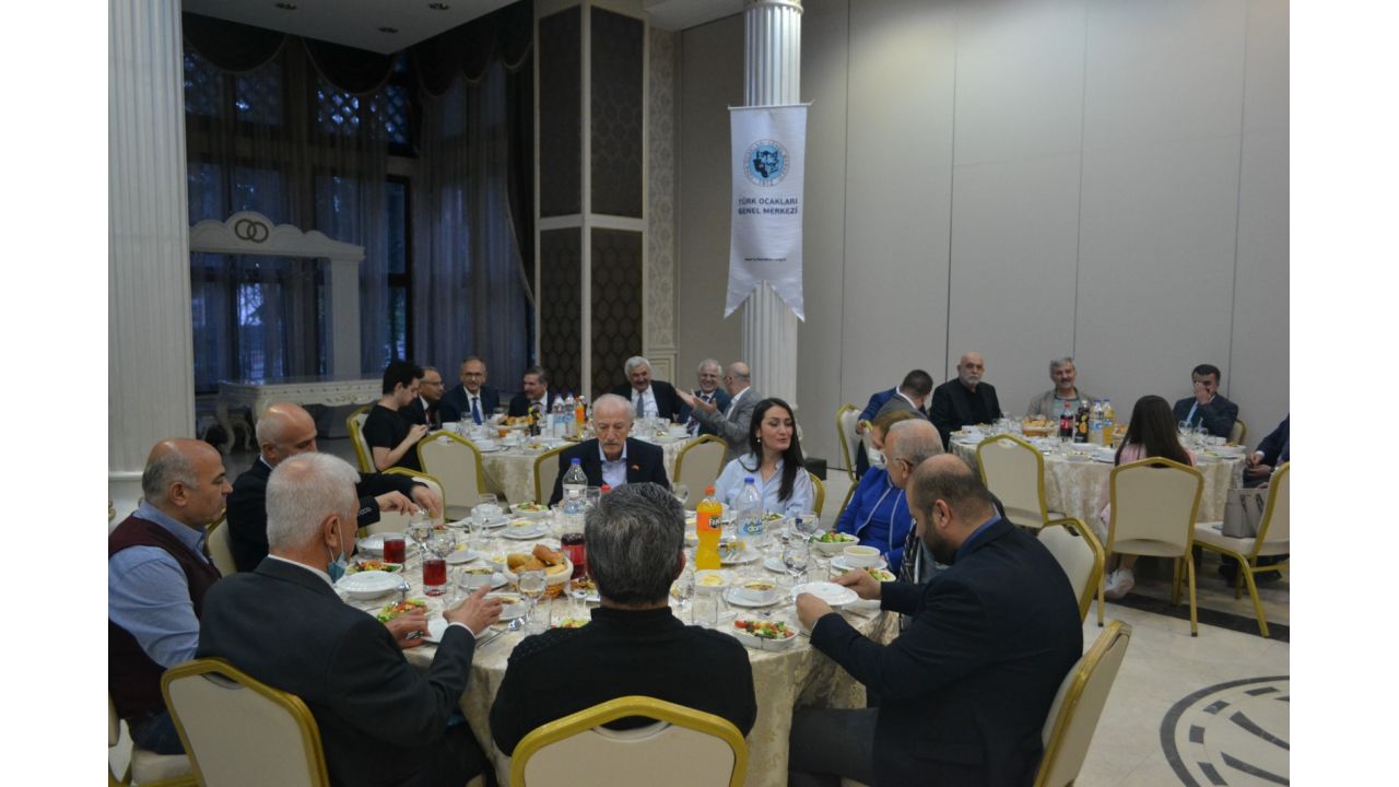 Türk Ocakları Genel Merkezimiz Tarafından Verilen İftar Yemeği