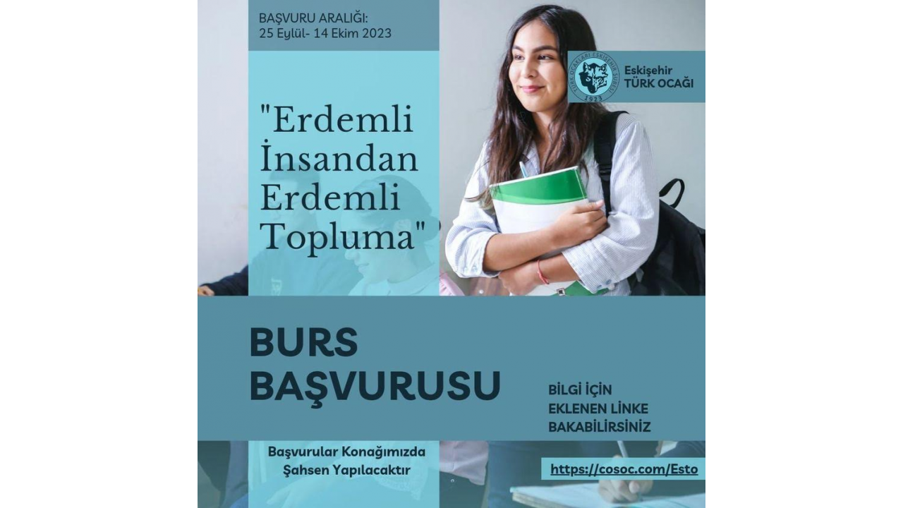 Eskişehir Şubesi 2023-2024 Burs Müracatları