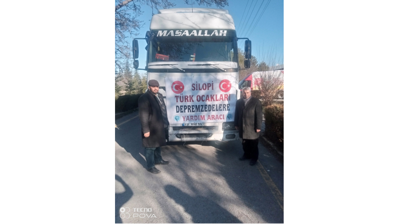 Silopi Temsilciliği Deprem Yardım Faaliyetleri