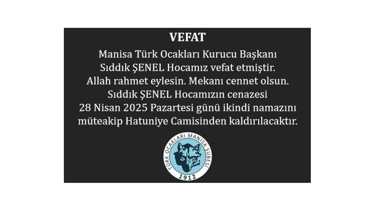 Vefat ve Başsağlığı